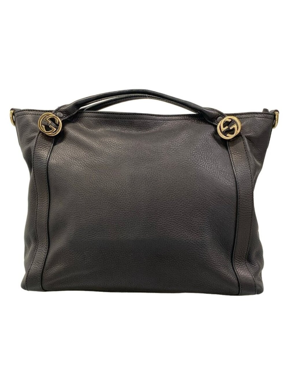 Gucci Handbag Black Leather